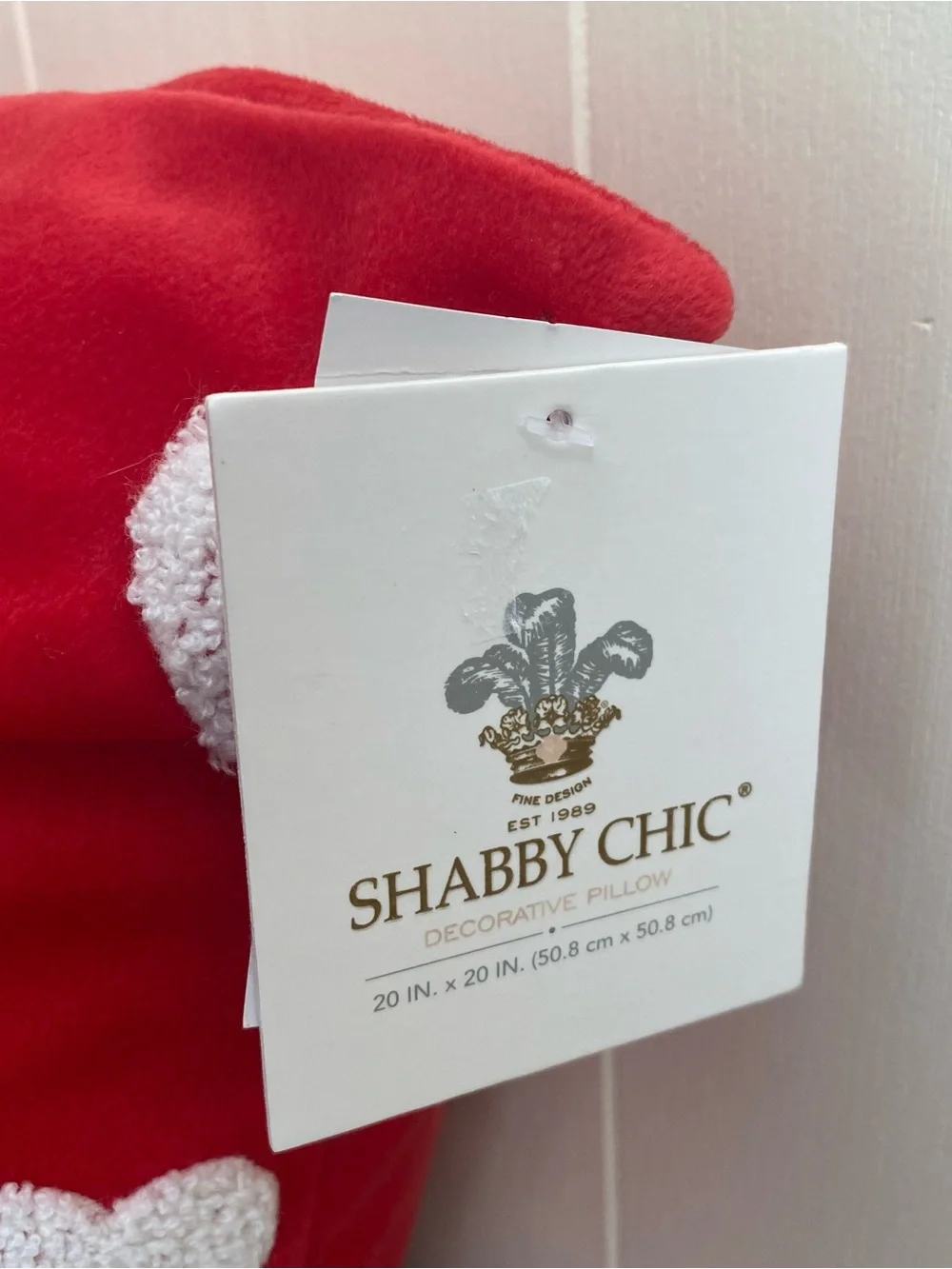Shabby Chic bright red